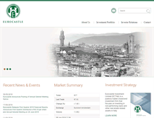 Tablet Screenshot of eurocastleinv.com